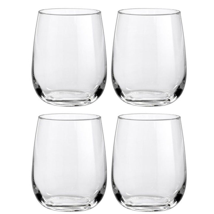 Borgonovo Ducale Stemless Glasses - 4 Pack Glasses